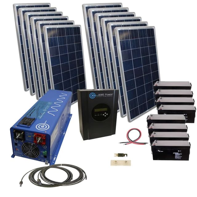 Aims 2880W Off-Grid Solar Kit with 6000W 48V Inverter Charger