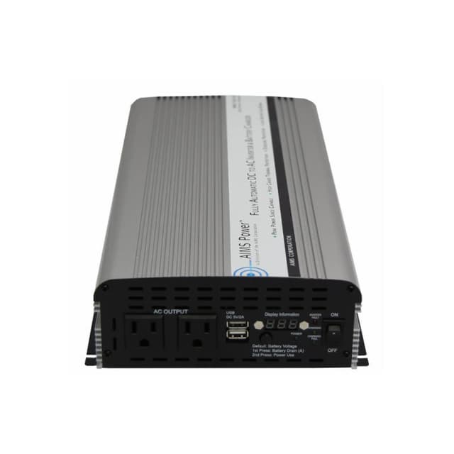 Aims 1500 Watt 12V Power Inverter Charger PWRIC1500W