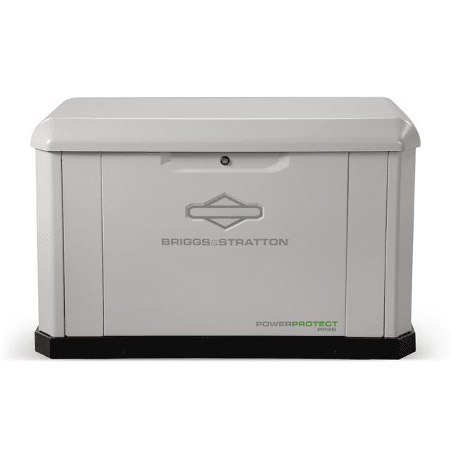 Briggs & Stratton PowerProtect 26kW Home Standby Generator with DUAL 200-Amp Automatic Transfer Switch