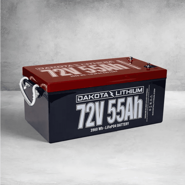 Dakota Lithium 72V 55Ah Deep Cycle LiFePO4 Single Battery