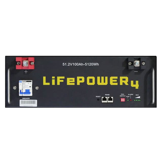 EG4 LifePower4 Lithium Battery 48V 100AH Server Rack Battery UL1973, UL9540A