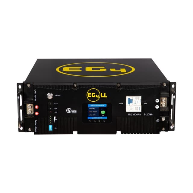 EG4 LL-S Lithium Battery 48V 100AH Server Rack Battery UL1973, UL9540A
