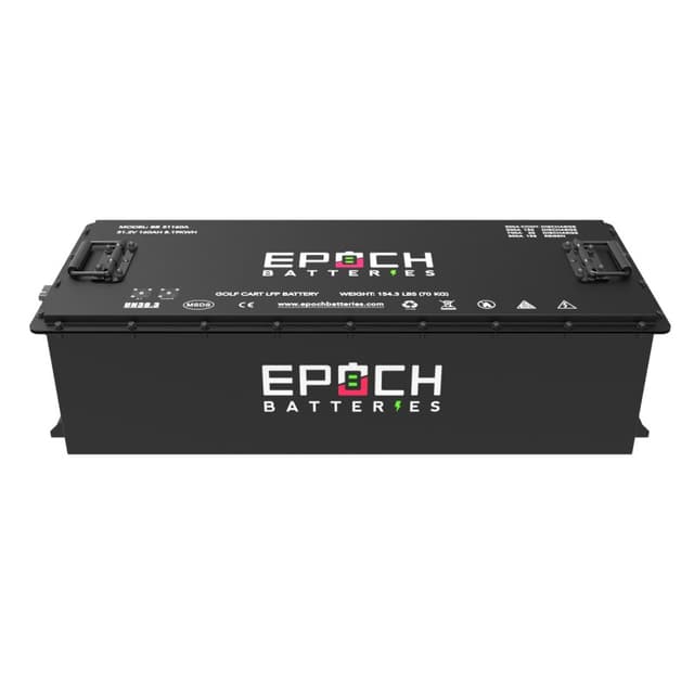 EPOCH 48V 160Ah – LiMax Series – Lithium (LiFePO4) Golf Cart Battery – Complete Kit