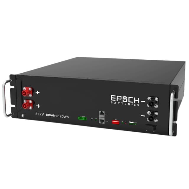 EPOCH 48V 100Ah 5.12kWh – Self-Heating Server Rack Lithium Battery