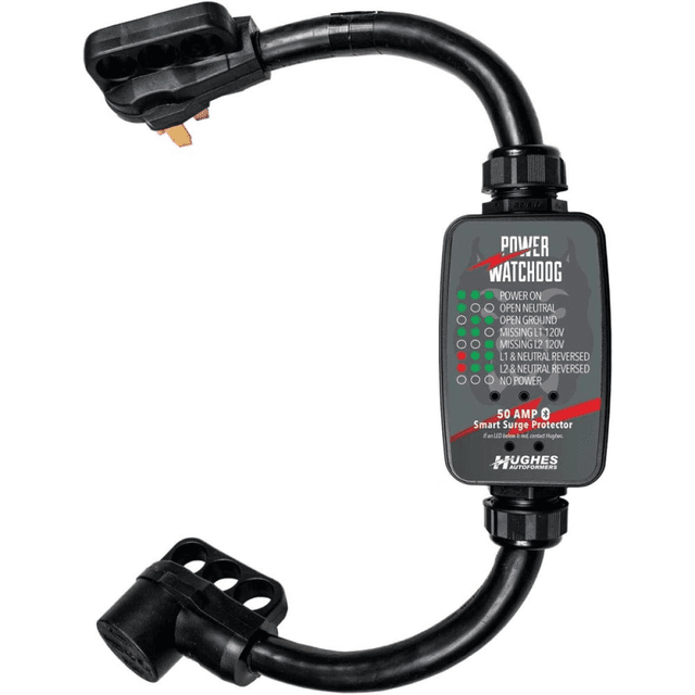 Hughes Autoformers Power Watchdog 50 Amp Bluetooth Surge Protector – Portable