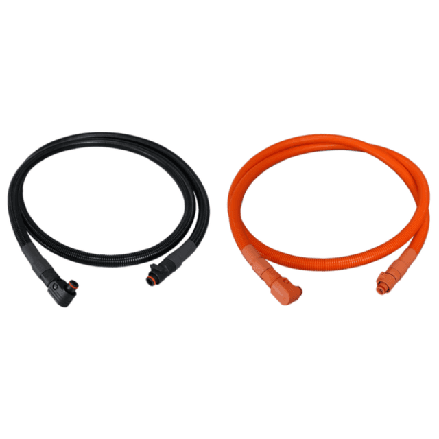 Lithi2-16 Battery 1/0 AWG Cable for RUiXU RX9MP Busbar | Orange + Black