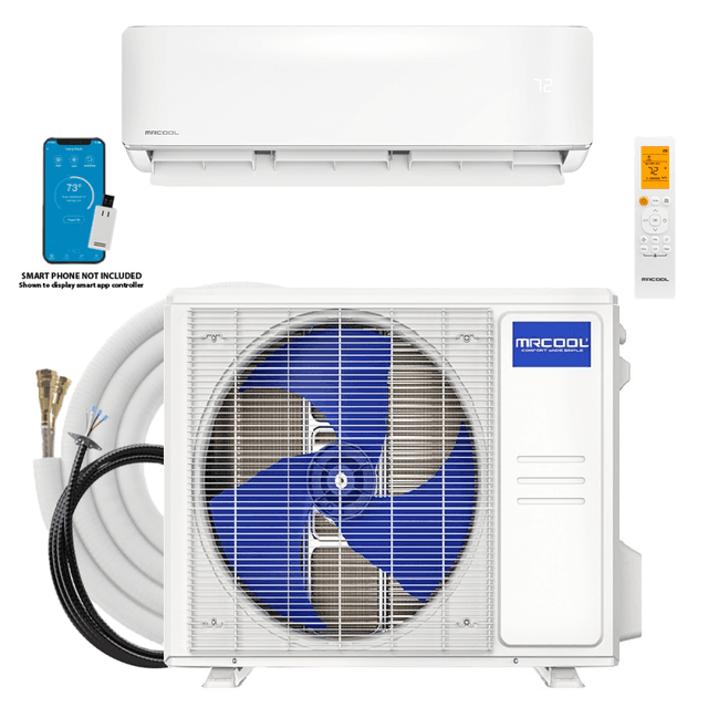 MRCOOL DIY 5th Gen Single-Zone Mini-Split 18K Condenser & Handler