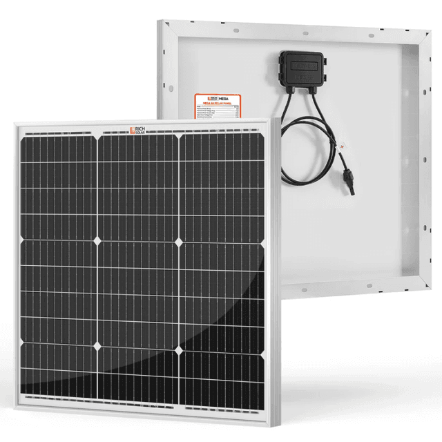 Rich Solar MEGA 50 Compact – 50 Watt 12V Solar Panel