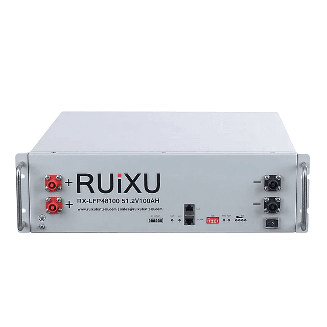 RUiXU RX-LFP48100 19″ Server Rack 3U Battery UL1973 Certified UL9540 Pending