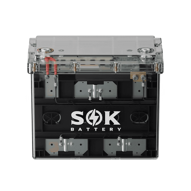 SOK 12V100Ah LiFePO4 Battery Bluetooth, Clear Sealed Box