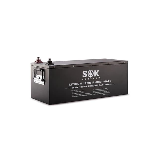 SOK 24V 100Ah LiFePO4 Battery