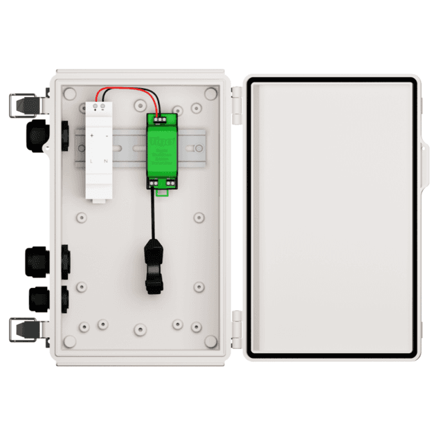 Tigo Single Core, Pure Signal RSS Transmitter, Din Rail, 120/240VAC PS, Outdoor Enclosure Kit