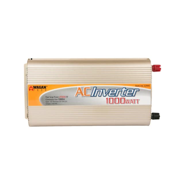 Wagan 1000 Watt 12 Volt Slim Power Inverter 2294