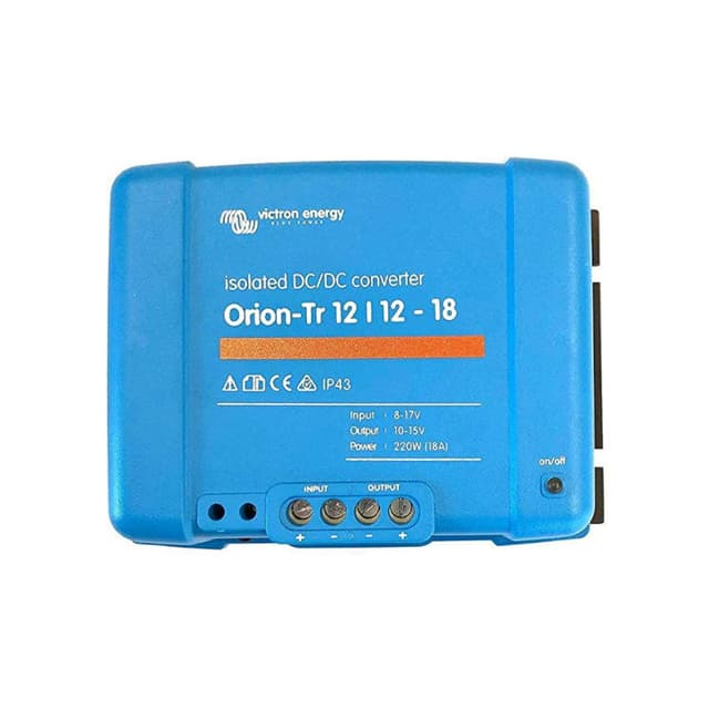 10 Year Warranty for Orion IP43 12/12V 18A ISOLATED