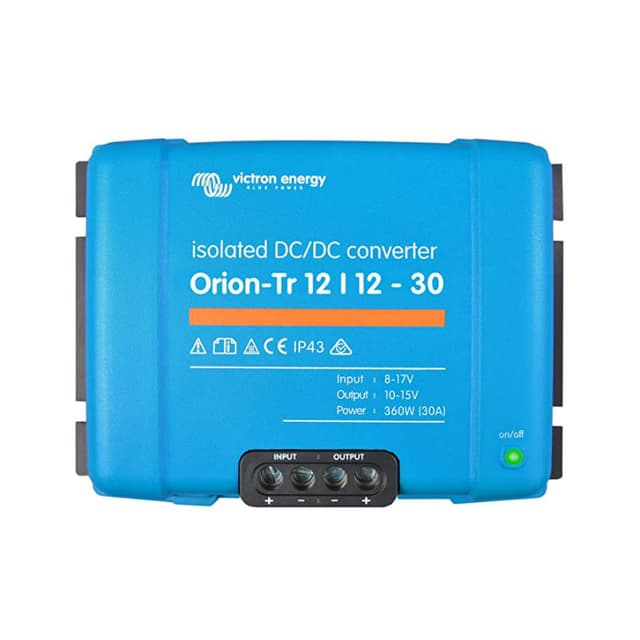 10 Year Warranty for Orion IP43 12/12V 30A ISOLATED
