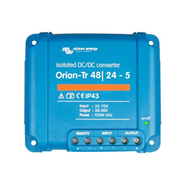 10 Year Warranty for Orion IP43 48/24V 5A ISOLATED