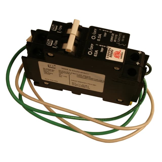 MidNite Solar 63A/50VDC DIN Rail Mount DC Ground Fault Protector