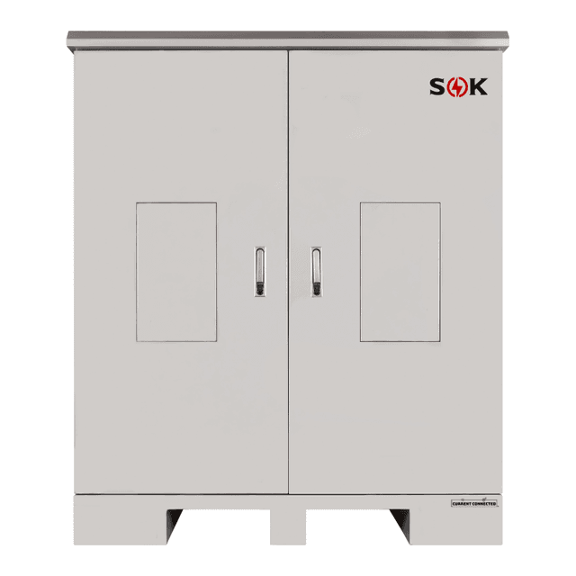 SOK 12-Slot Outdoor Insulated Battery Rack