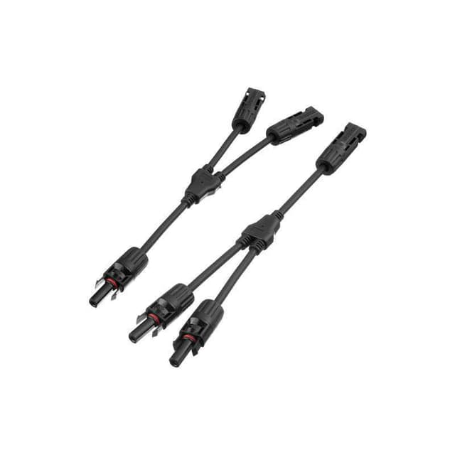 Spartan Power Y Branch MC4 2 to 1 Solar Panel Cable Connectors MFF + MMF