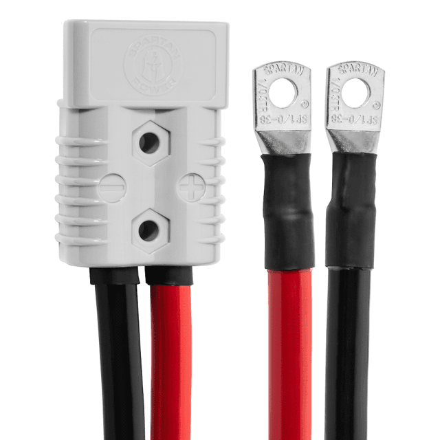 Spartan Power Battery Cable with Quick Connect and 3/8″ Ring Terminal