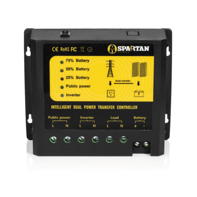 Spartan Power 12 Volt Dual Power Solar & Wind Transfer Switch