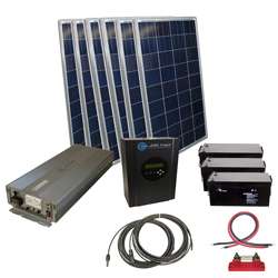 Aims 720W Off-Grid Solar Kit with 3000W Pure Sine Inverter