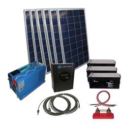 Aims 720W Off-Grid Solar Kit with 3000W Inverter Charger