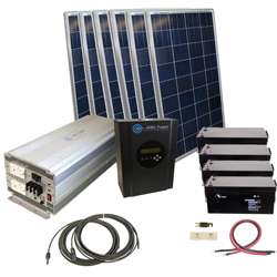 Aims 1440W Off-Grid Solar Kit with 5000 Watt Pure Sine Inverter
