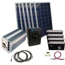 Aims 1440W Off-Grid Solar Kit with 5000W Modified Sine Inverter