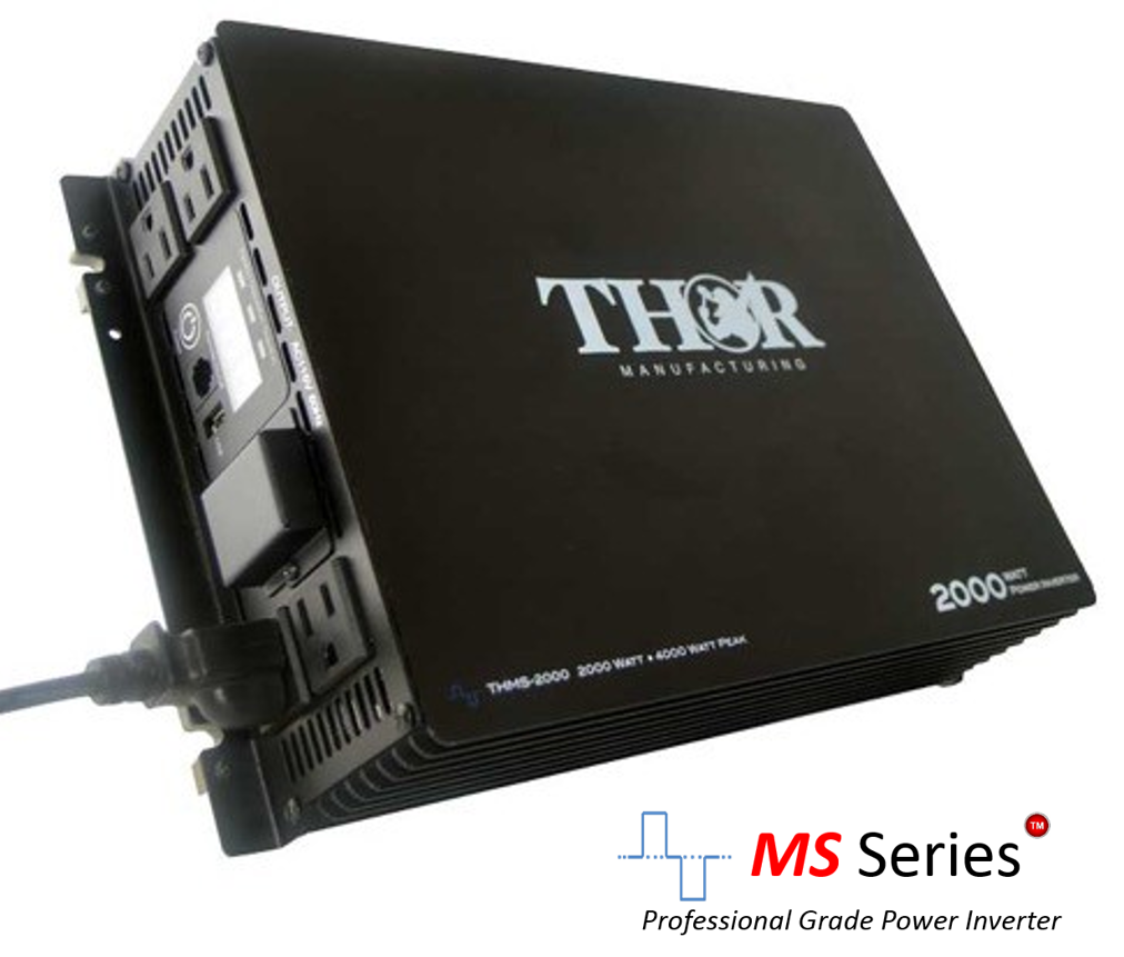 Thor 2000 Watt 12V Power Inverter THMS2000